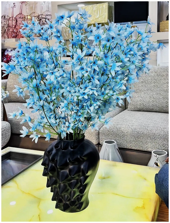Ice Blue stem Artificial Flower (Per stick)